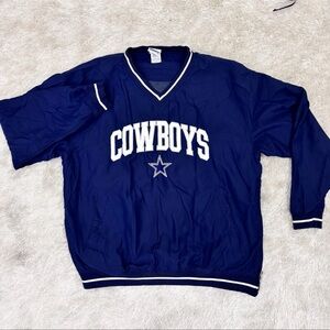 Vintage Dallas Cowboys NFL Windbreaker Jacket Size L